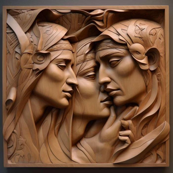 نموذج ثلاثي الأبعاد لآلة CNC 3D Art 